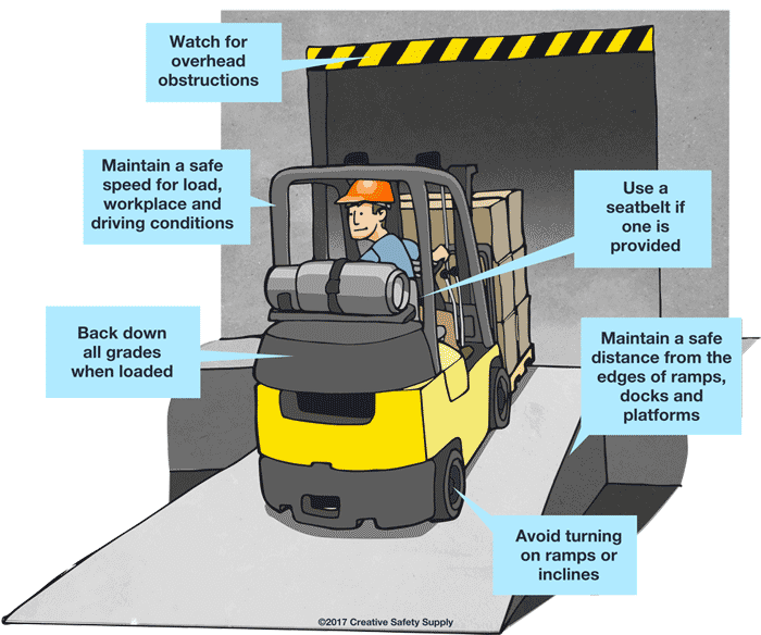 Forklift safety tips training Texas Motive Solutions